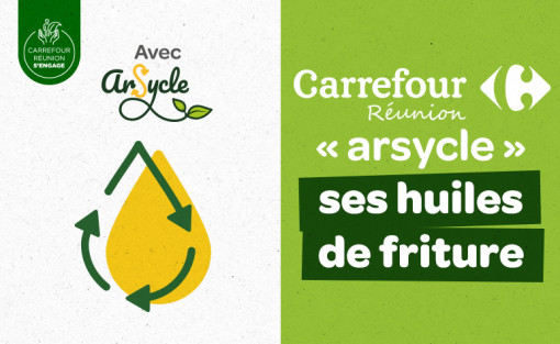 Carrefour Réunion est fier d'être à présent un "Arsycleur".
