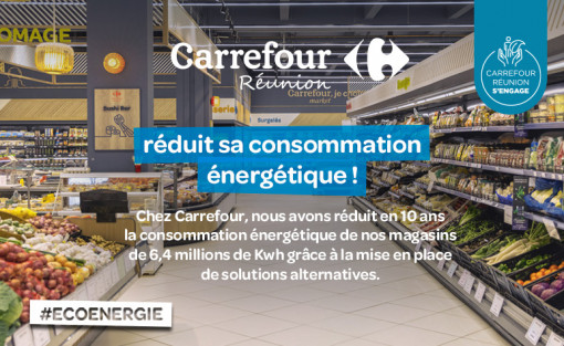 Carrefour réduit sa consommation énergétique !