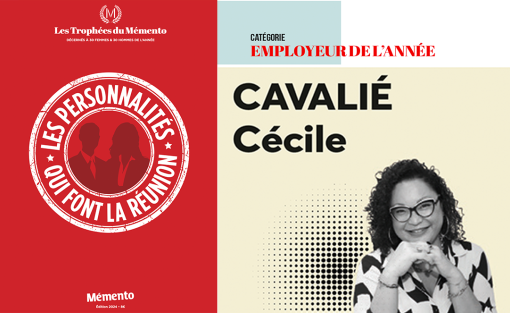 Cécile Cavalié, Directrice des ressources humaines de Carrefour Réunion lauréate du Trophée Memento de l'employeur de l'année !
