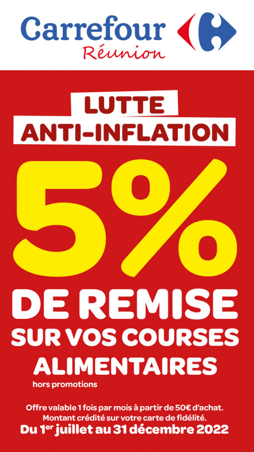 Lutte anti inflation Carrefour