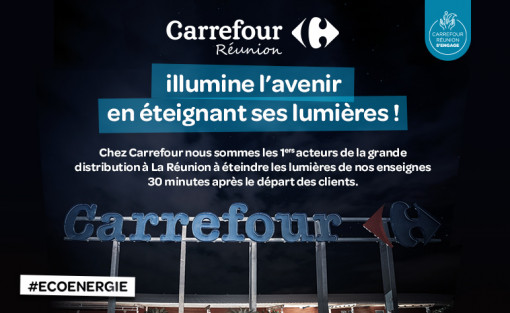 Carrefour illumine l'avenir en éteignant ses lumières