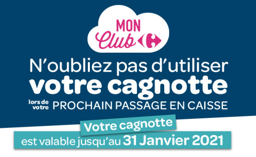 VOTRE CAGNOTTE MON CLUB