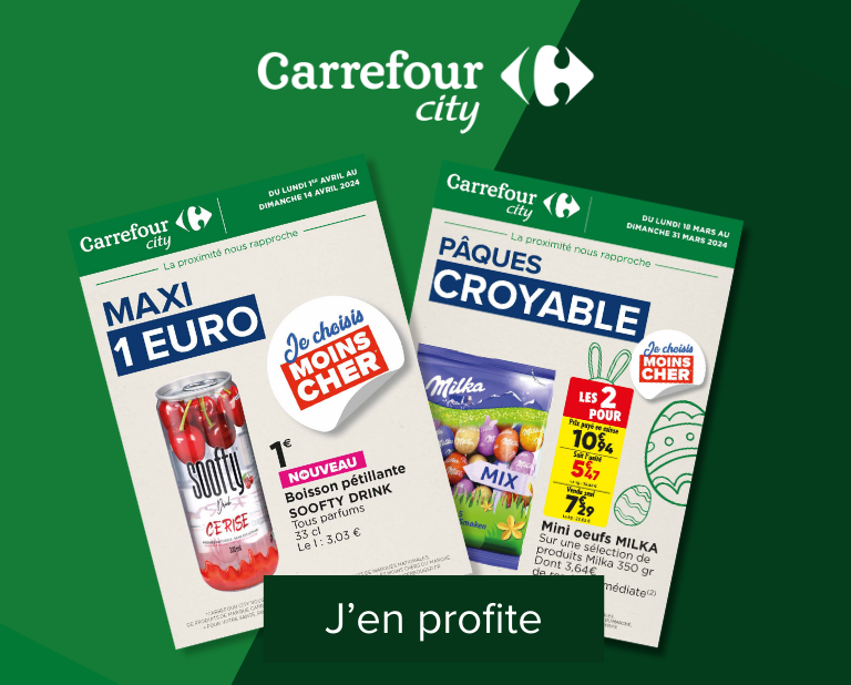 CARREFOUR CITY - MAXI 1 EUROI - PAQUES CROYABLE