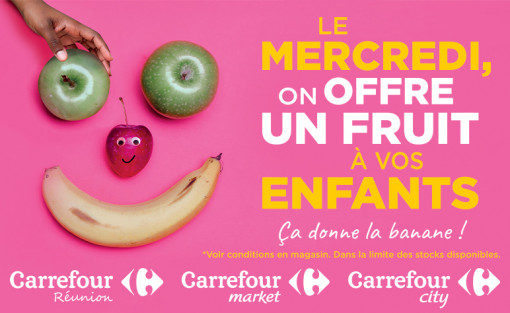 LE MERCREDI, ON OFFRE UN FRUIT À VOS ENFANTS !